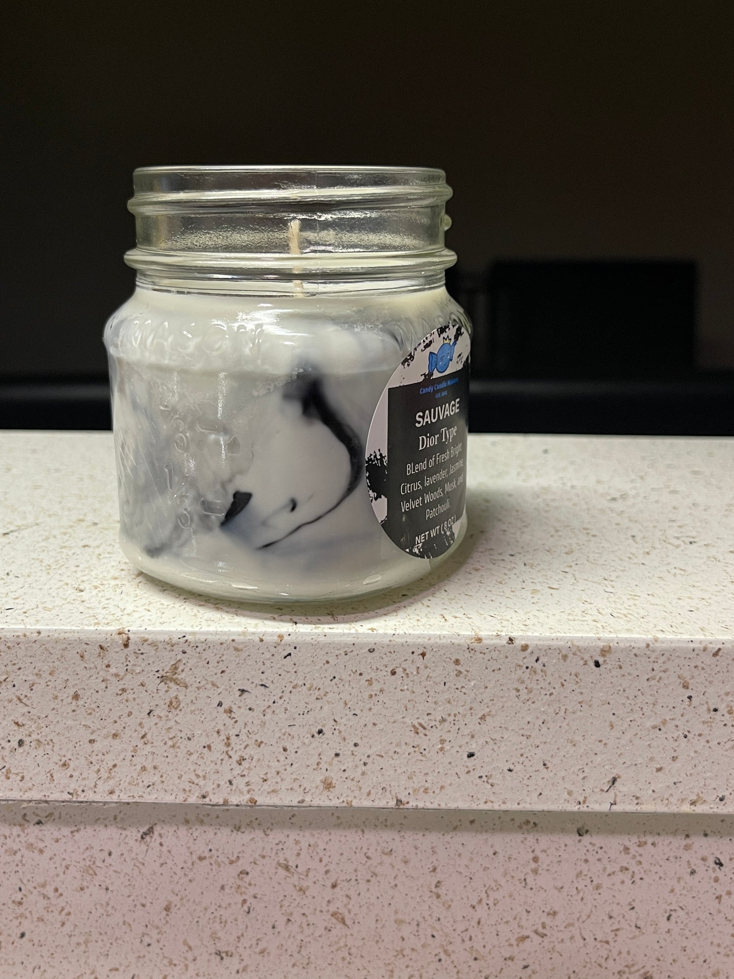 Sauvage by Dior 8oz Marble Candle