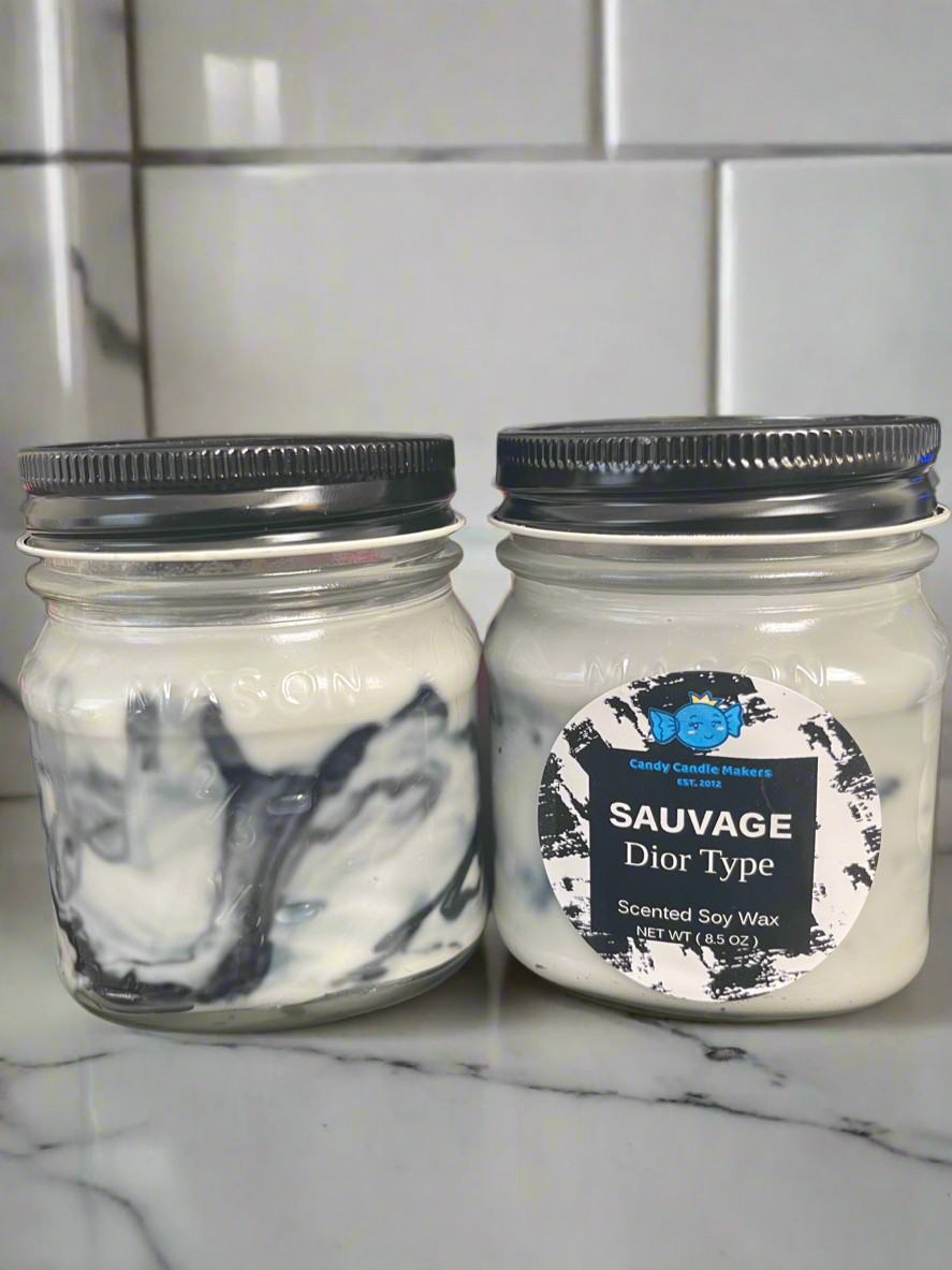 Sauvage by Dior 8oz Marble Candle