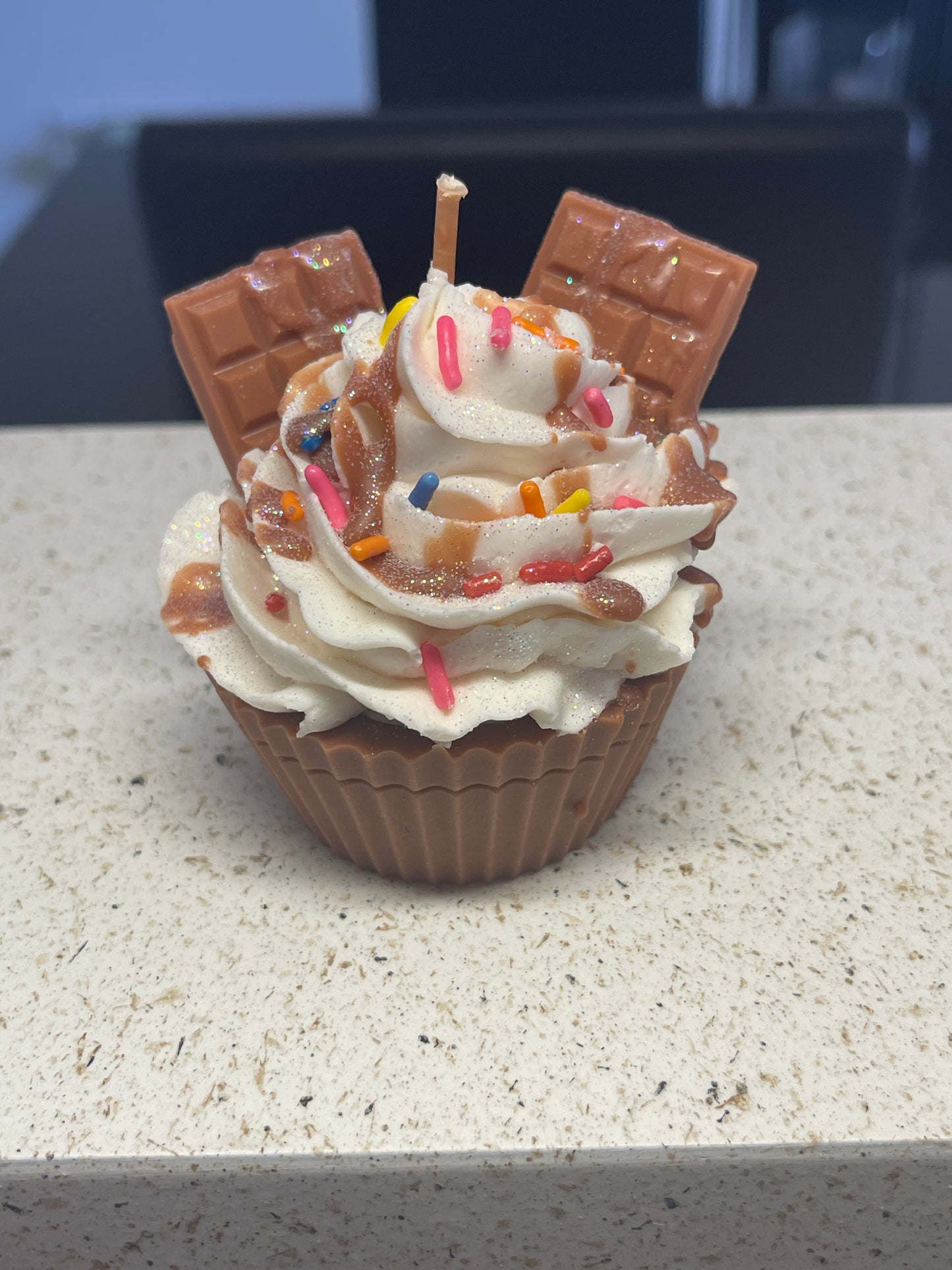 Cupcake Candle: Chocolate