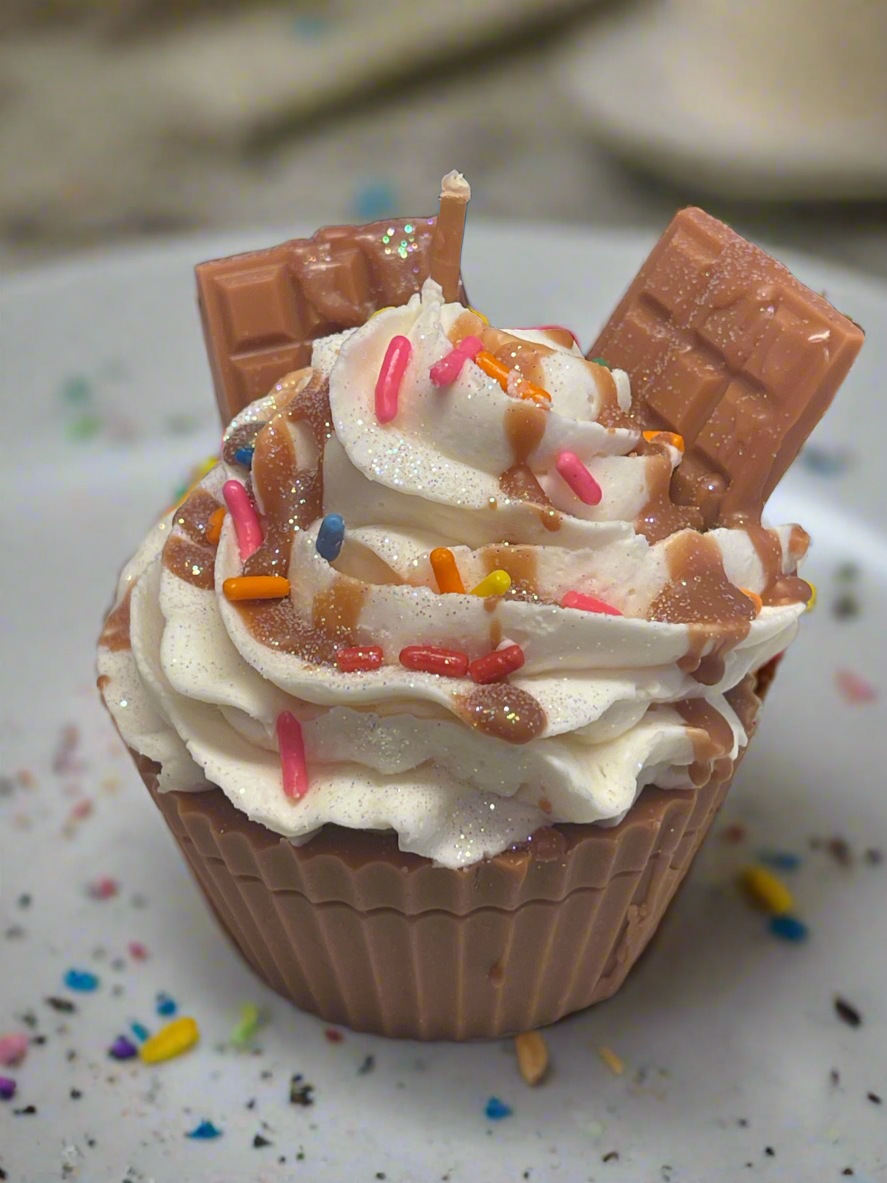 Cupcake Candle: Chocolate