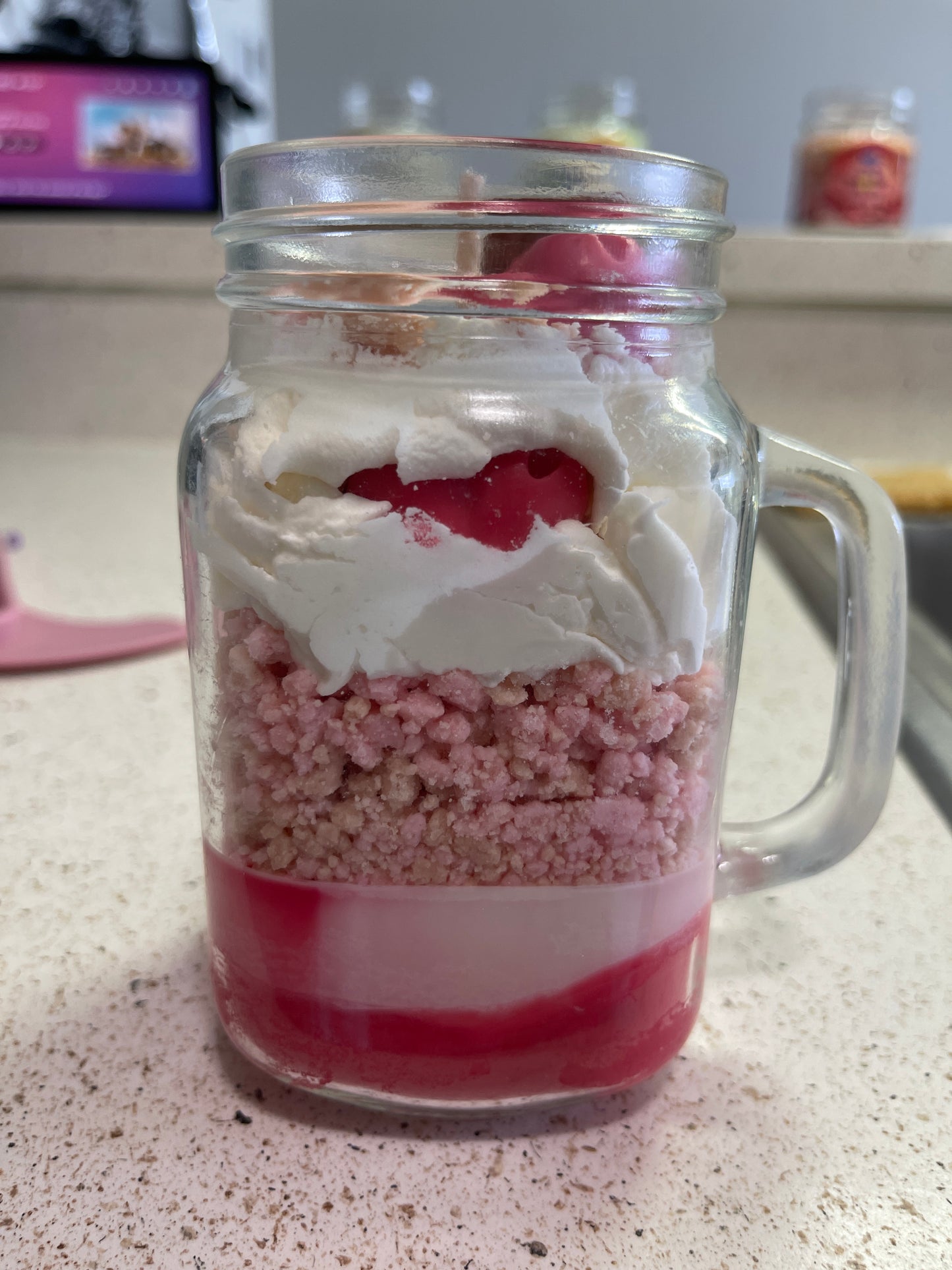 Strawberry Crumble Crunch Candle-16oz