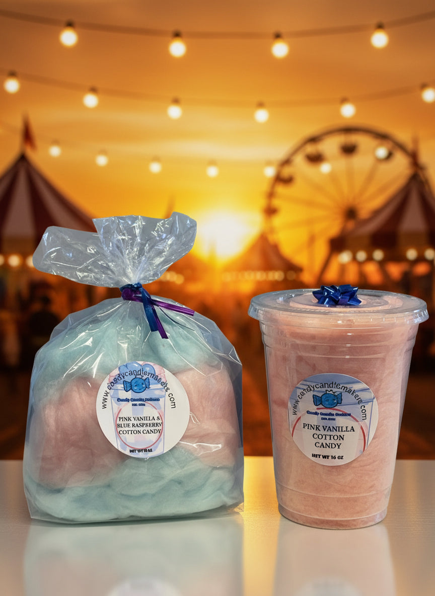 Cotton Candy Bags (2 oz) – Fresh Hand-Spun Cotton Candy