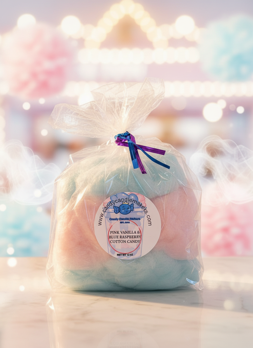 Cotton Candy Bags (2 oz) – Fresh Hand-Spun Cotton Candy