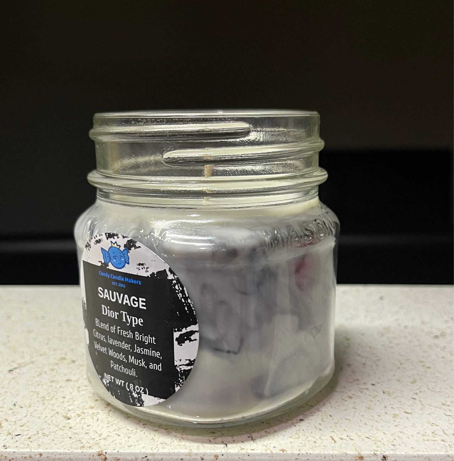 Sauvage by Dior 8oz Marble Candle