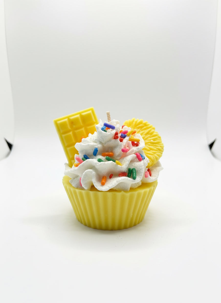 Cupcake Candle: Lemon