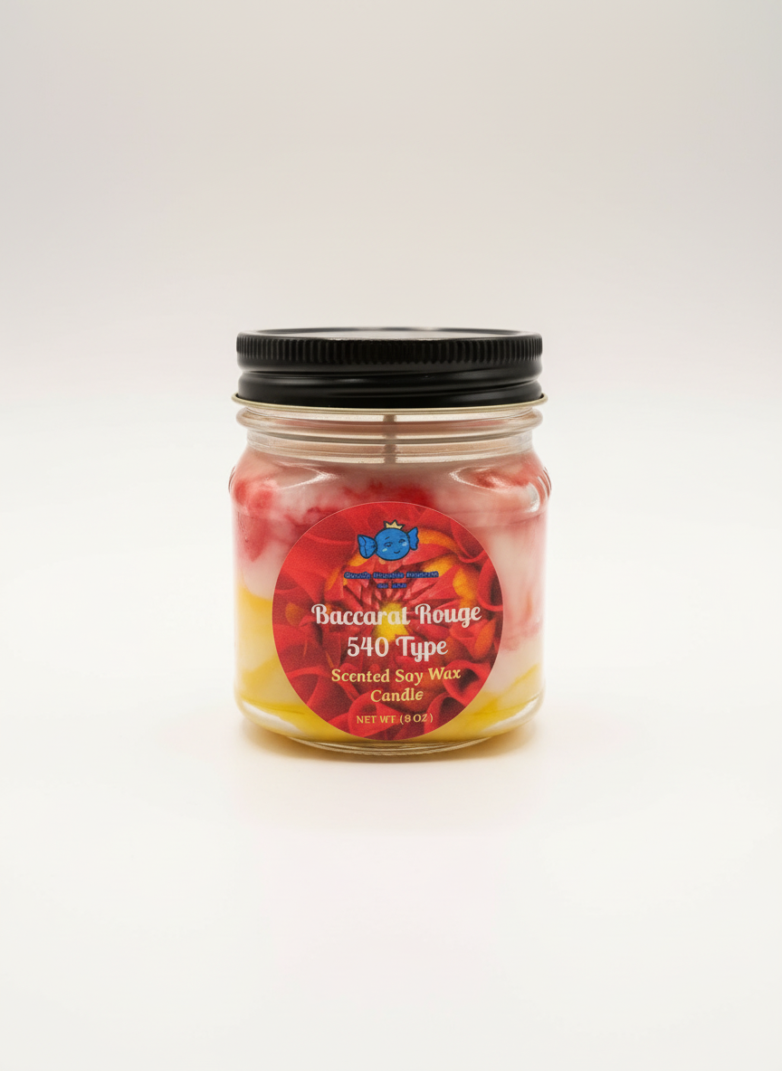 Baccarat Rouge 540 Type 8oz Marble Candle