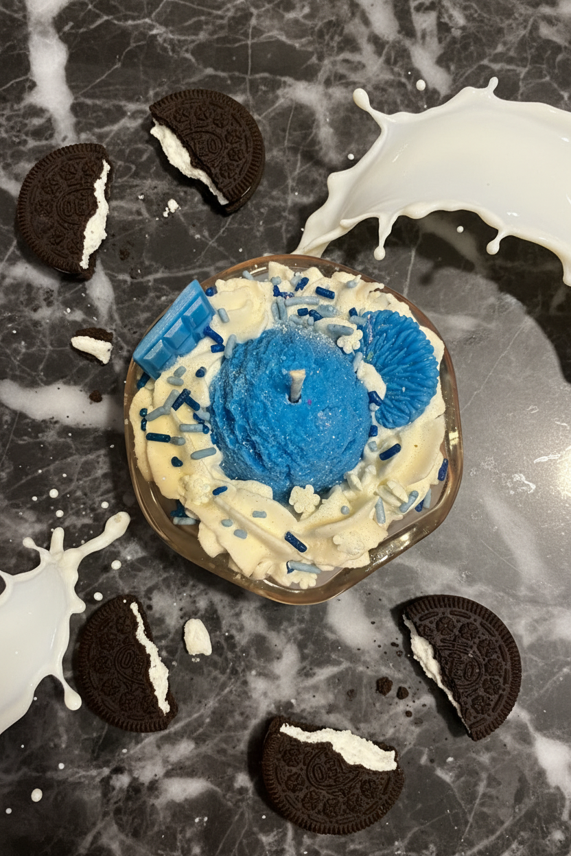 Hello Sundae: Blueberries & Cream