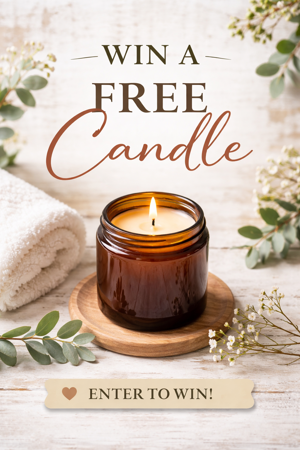 🎉 $4 Candle Raffle Entry – Chance to Win a FREE Candle